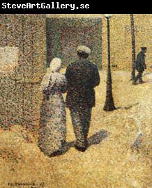 Charles Angrand Couple in the Street